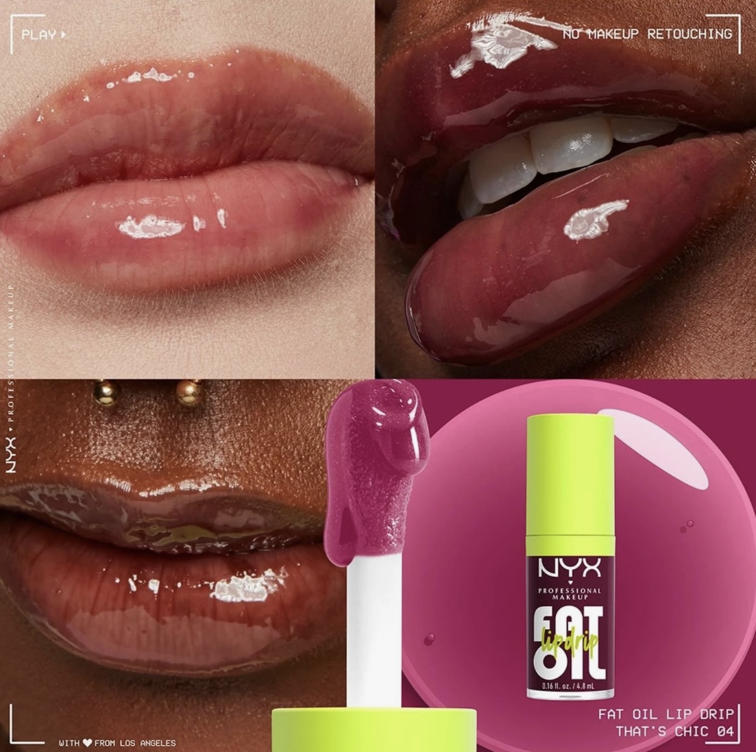 روغن لب NYX Fat Oil نیکس 04